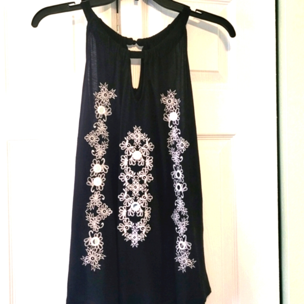 INC sleeveless top